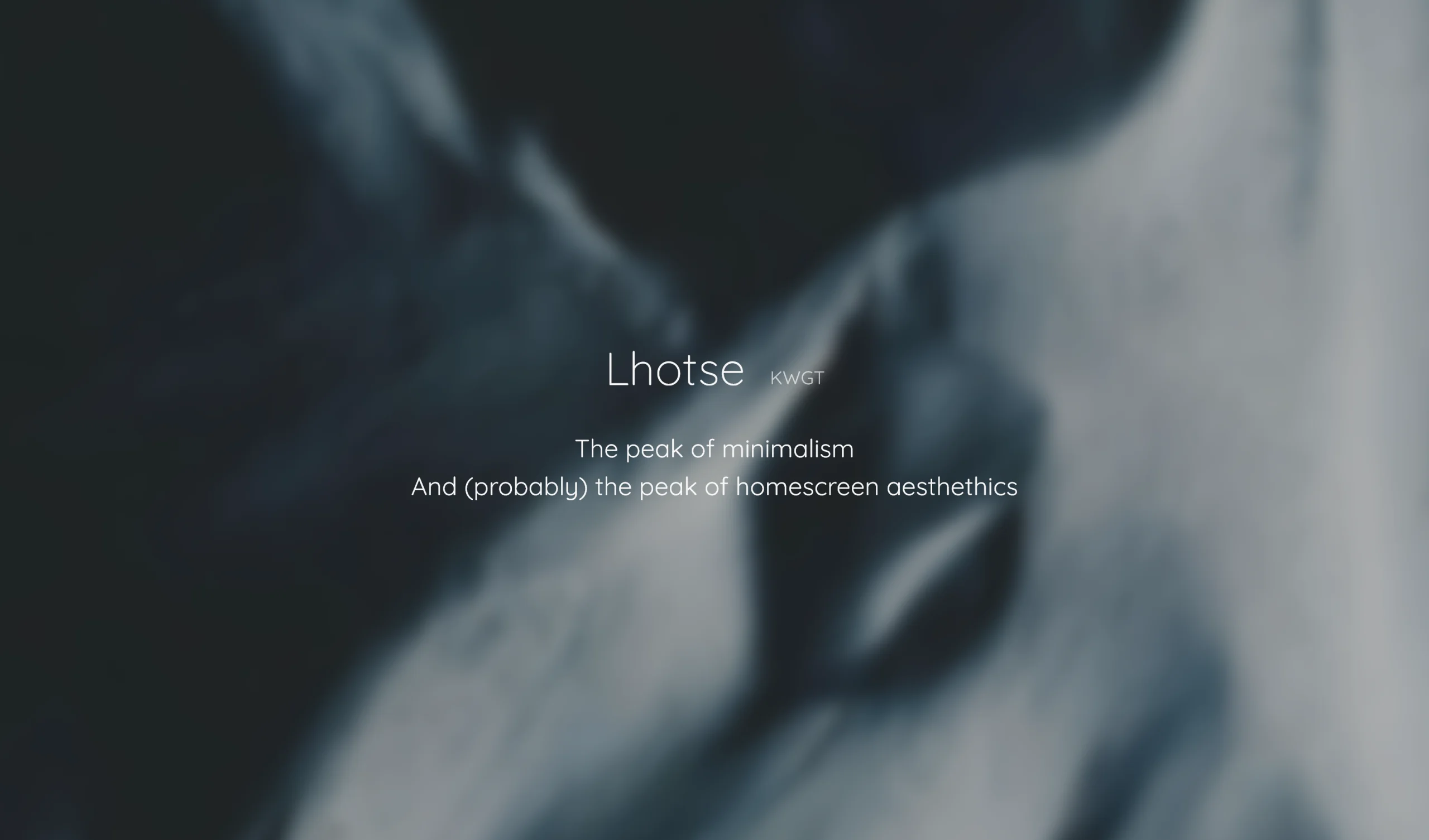 Lhotse KWGT preview 1