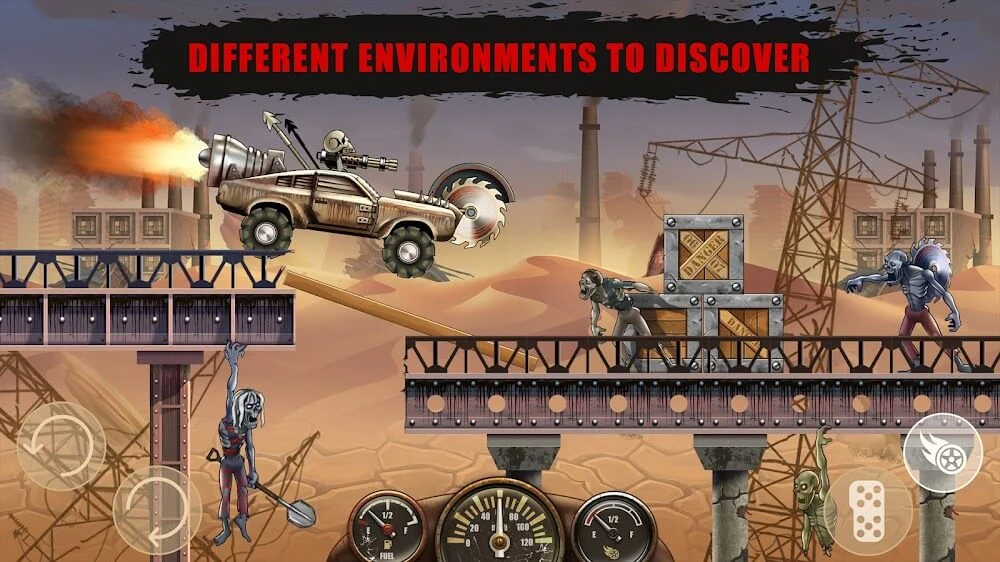 Zombie Hill Racing: Earn Climb screenshot 5