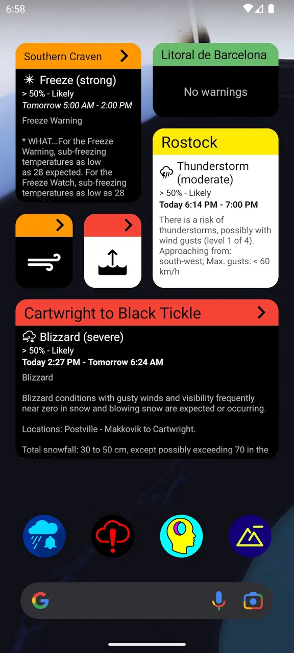 UnWX (Severe Weather Alerts) screenshot 5