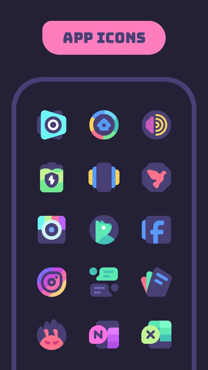 Mello Night Icon Pack screenshot 6