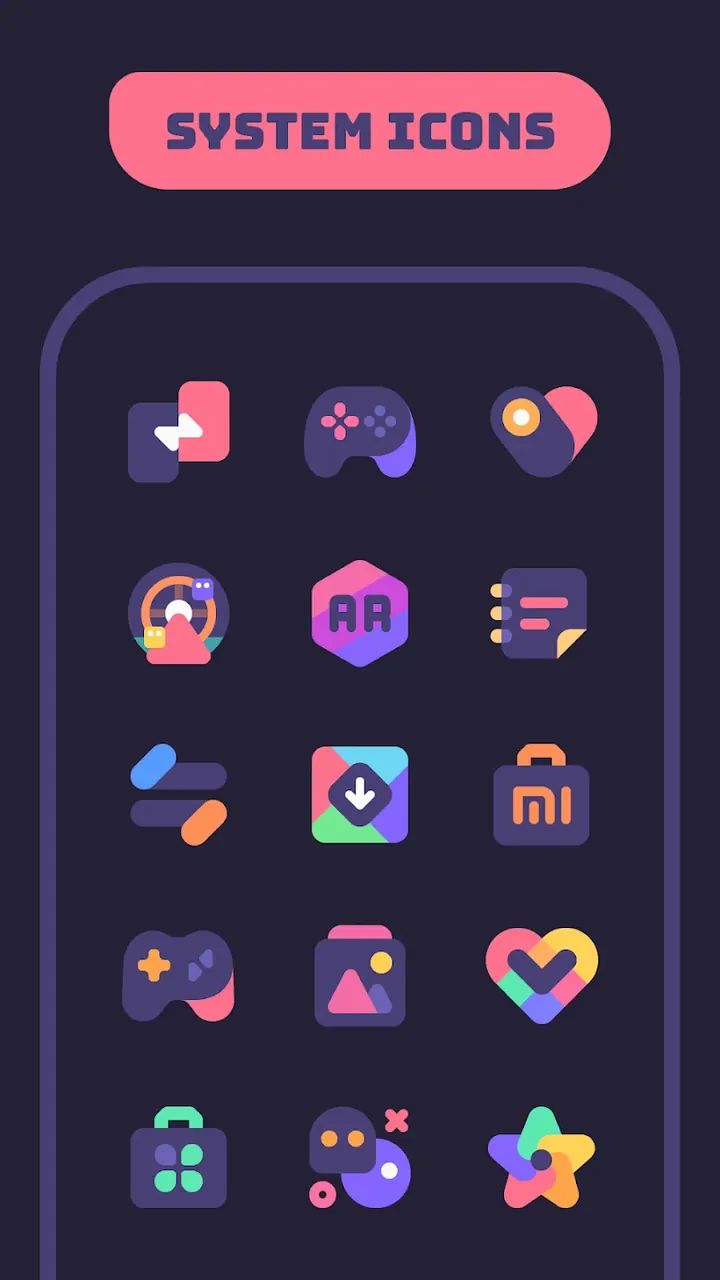 Mello Night Icon Pack screenshot 4