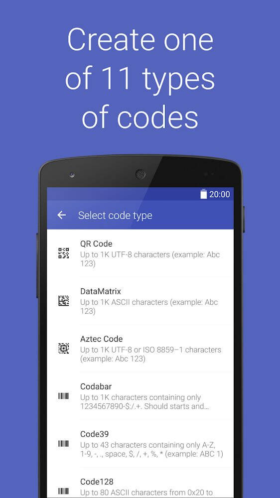 Barcode Generator screenshot 2