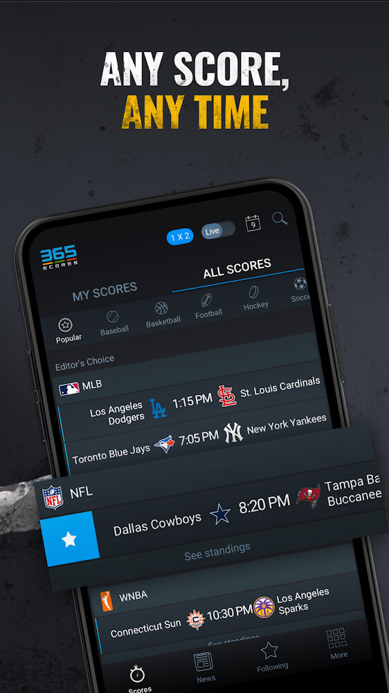 365Scores screenshot 2