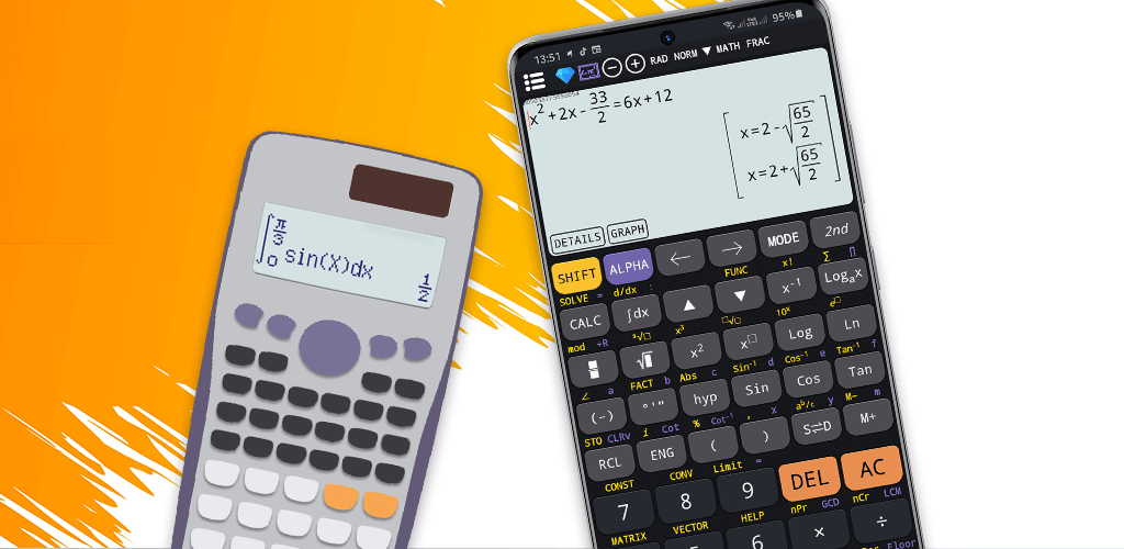 Scientific calculator plus advanced 991 calc screenshot 1