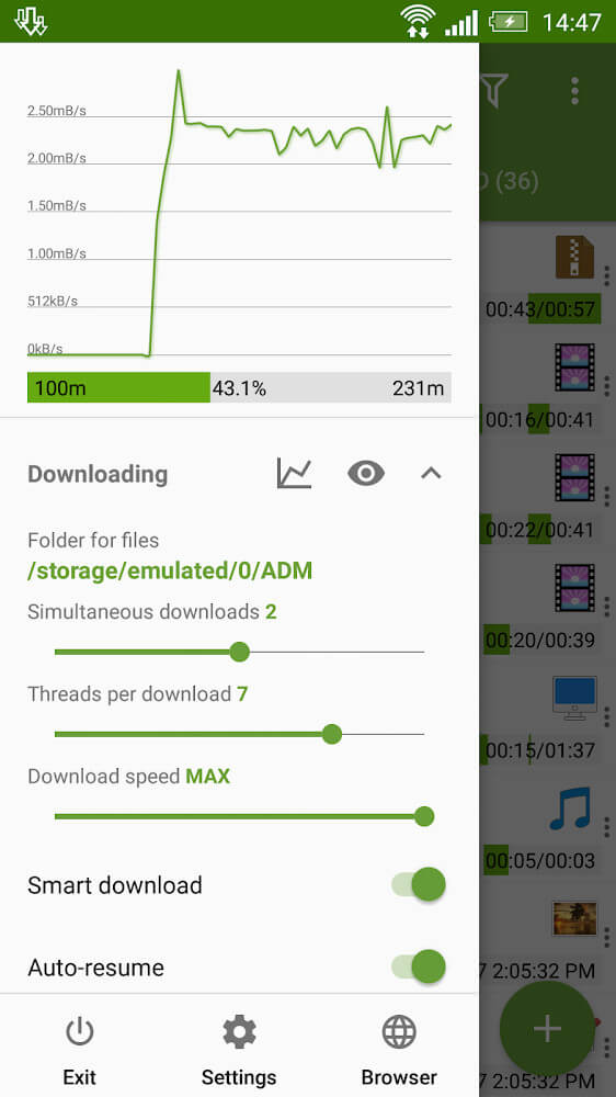 Advanced Download Manager screenshot 3
