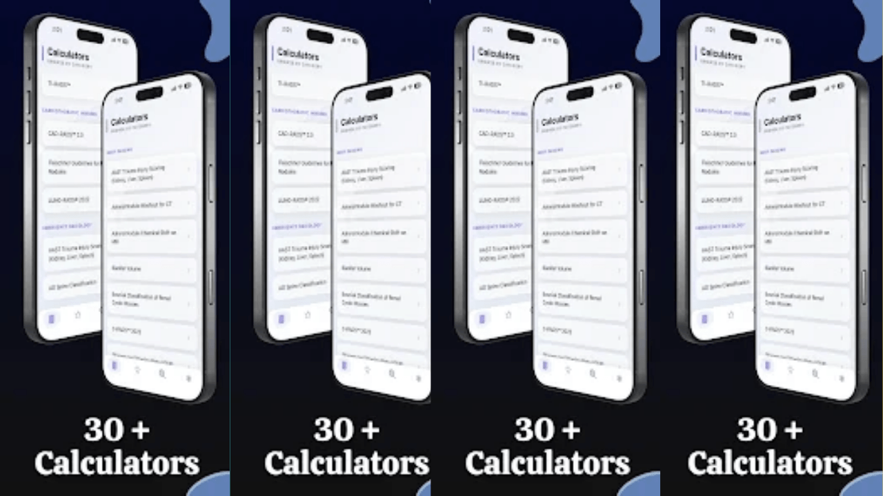 Radiology Calculators screenshot 1