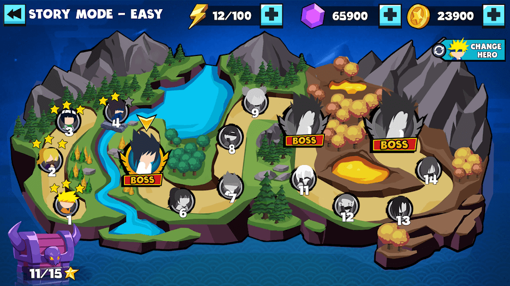 Stickman Shinobi Fighting screenshot 5