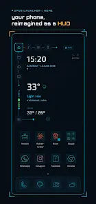 Opus Launcher Sci-Fi Themes screenshot 2
