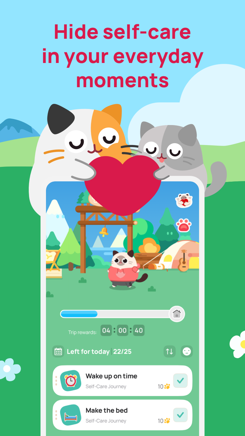 Catzy: Self-Care Journey screenshot 2