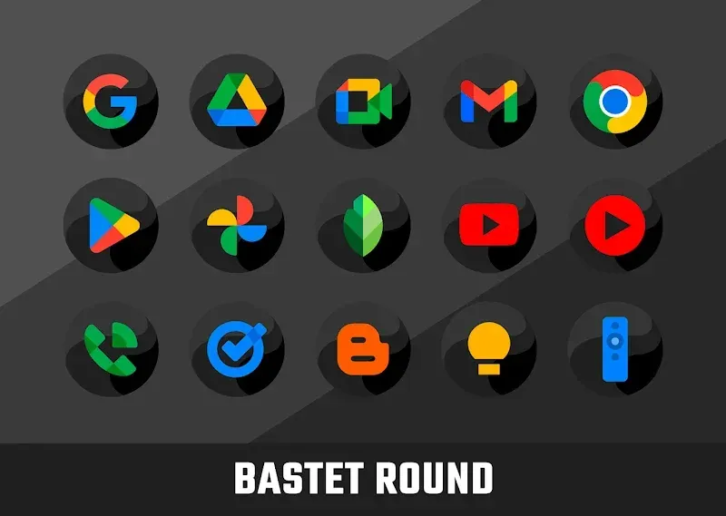 Bastet - Icon Pack (Round) screenshot 4