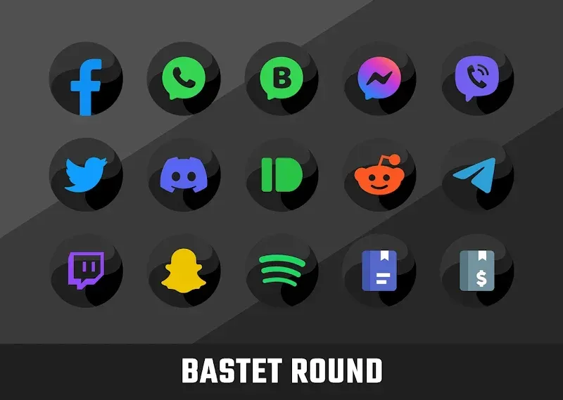 Bastet - Icon Pack (Round) screenshot 5