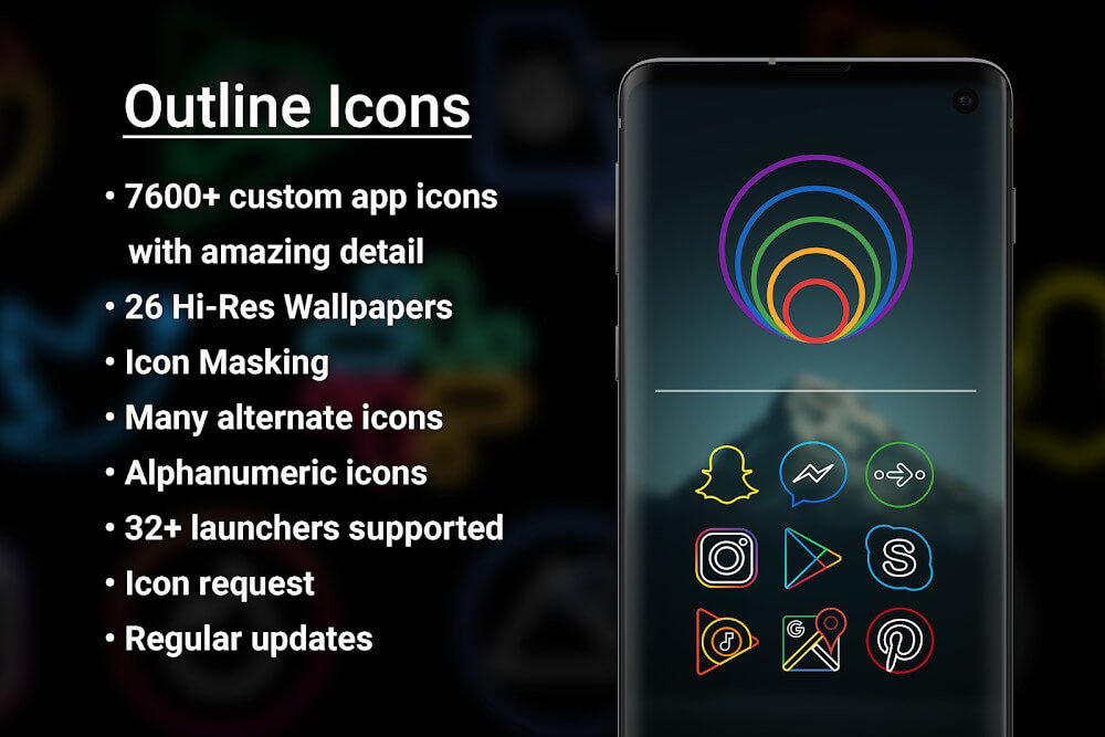 Outline Icons - Icon Pack screenshot 2
