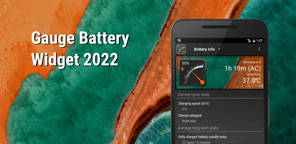 Gauge Battery Widget screenshot 1