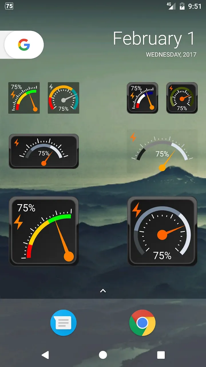 Gauge Battery Widget screenshot 2