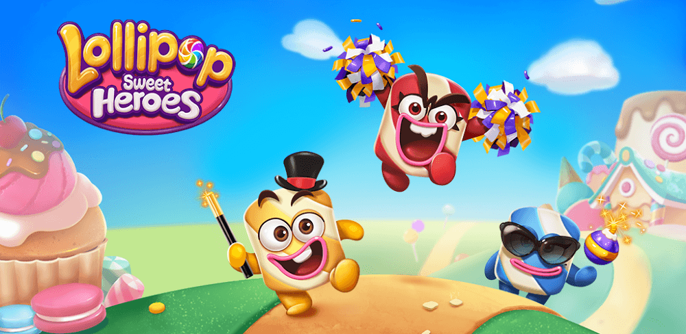 Lollipop Sweet Heroes gameplay screenshot 1