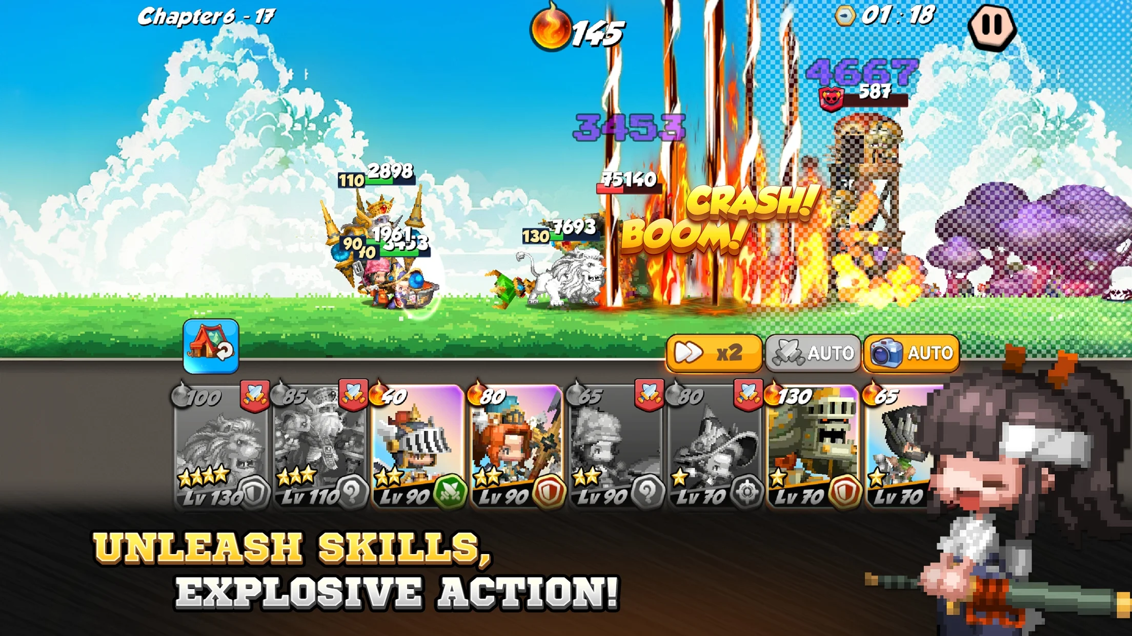 Eight! Warriors screenshot 2