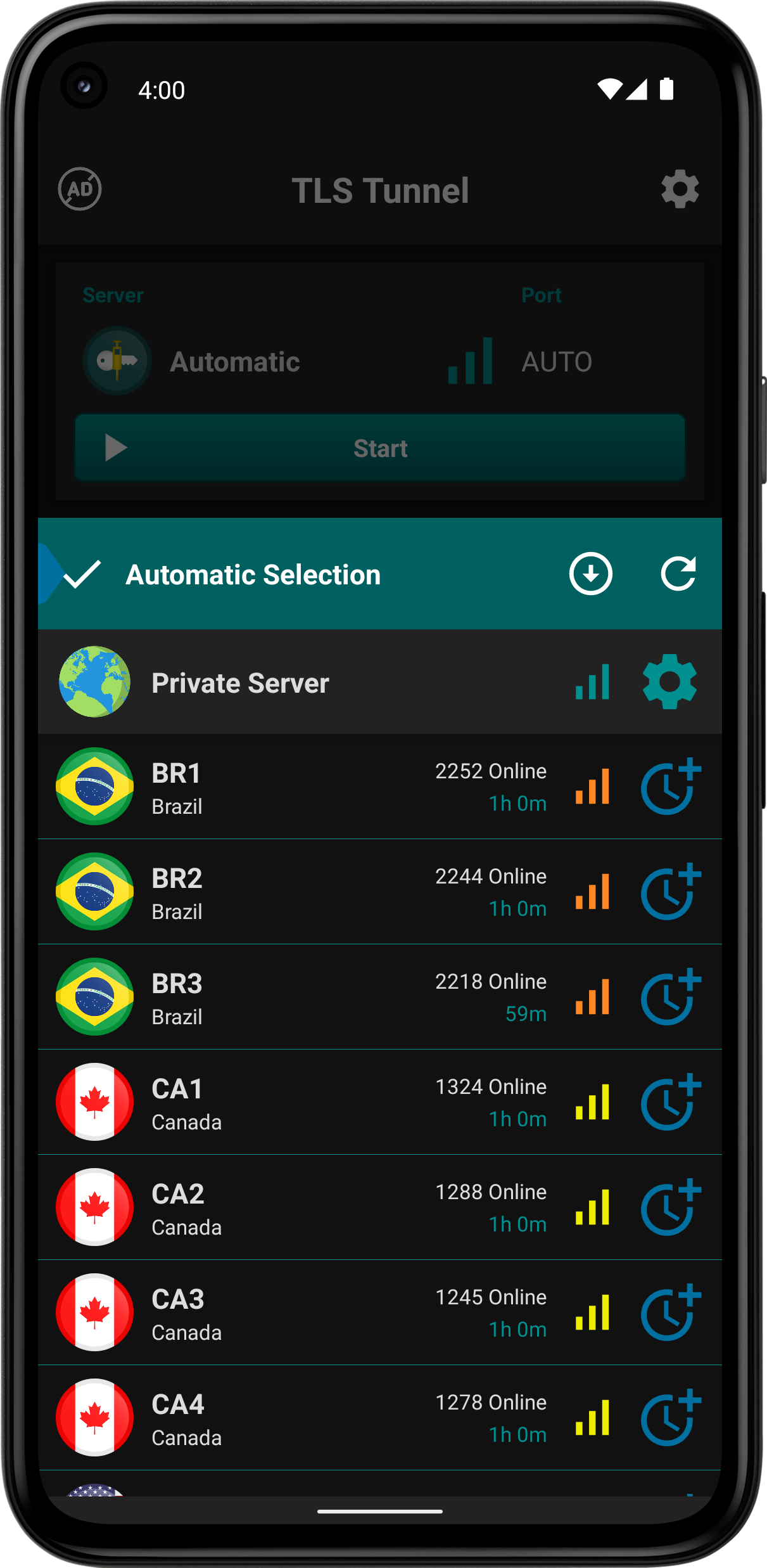 TLS Tunnel: Fast Secure VPN screenshot 4