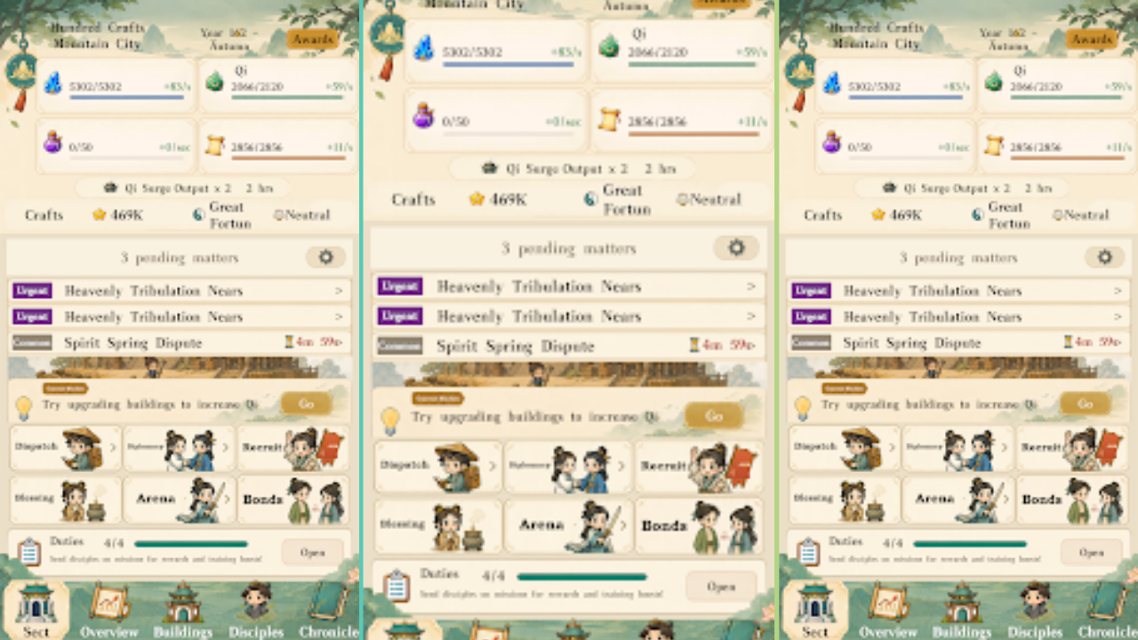 Cultivation Sect Simulator screenshot 1
