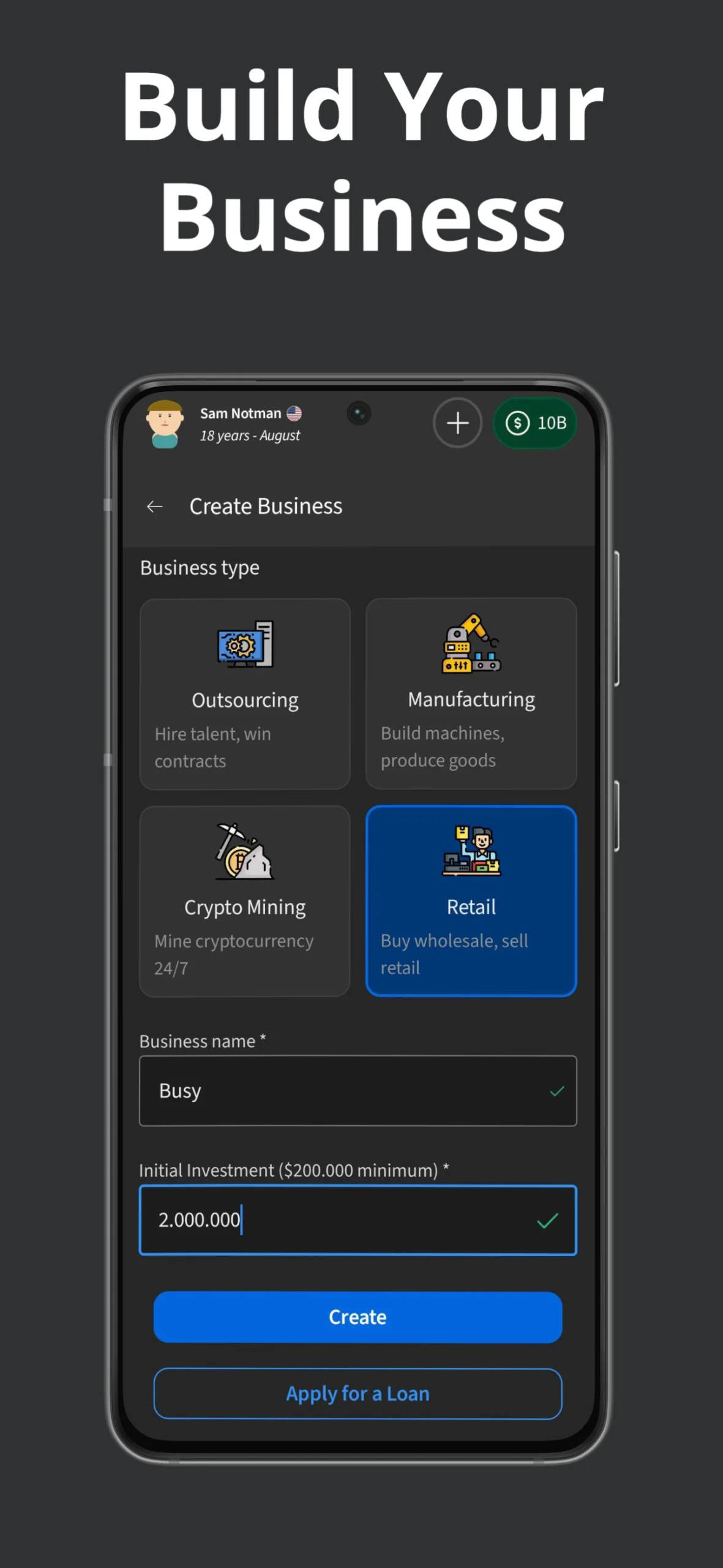 Ambition - Life Simulator screenshot 2