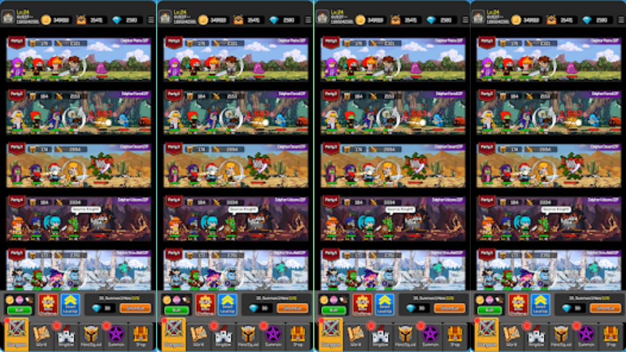 32 Heroes: 8 Party Idle RPG screenshot 1
