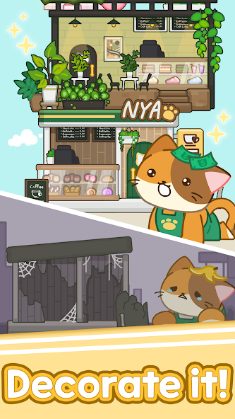 Merge Cat Cafe: Coffee Cat screenshot 4