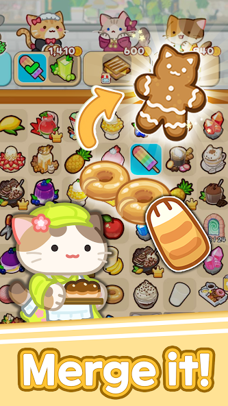 Merge Cat Cafe: Coffee Cat screenshot 3