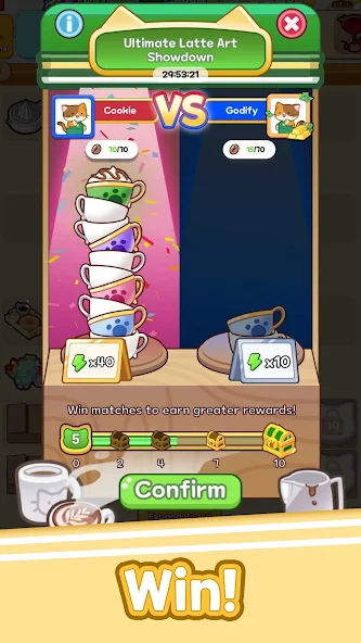 Merge Cat Cafe: Coffee Cat screenshot 2