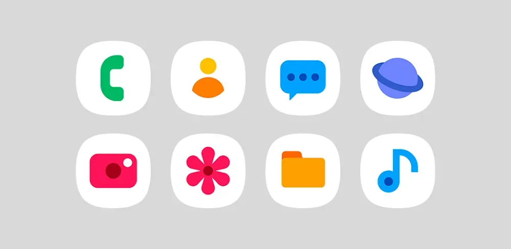 OneWhite - Icon Pack screenshot 1