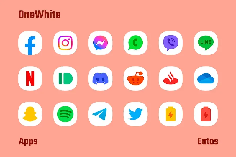 OneWhite - Icon Pack screenshot 4