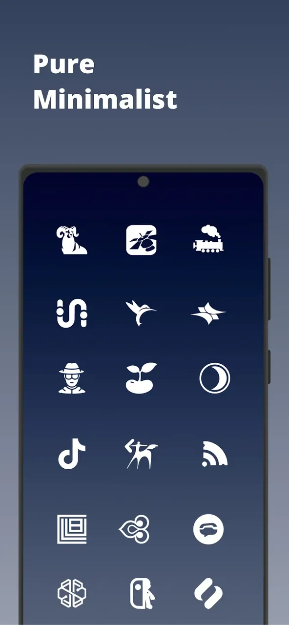 White Moonlight - Icon Pack screenshot 4