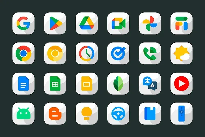 Maahes White - Icon Pack screenshot 3