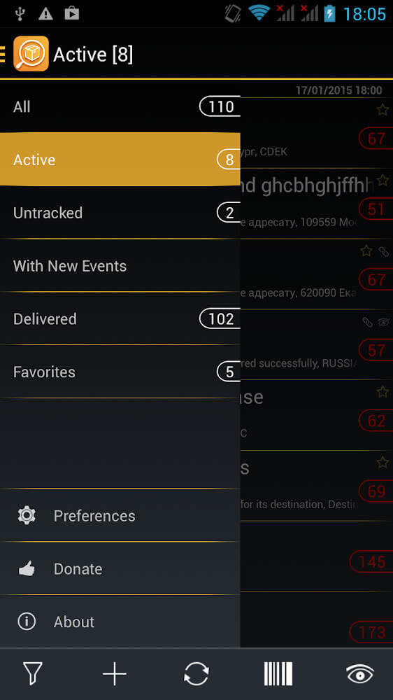 TrackChecker Mobile screenshot 5