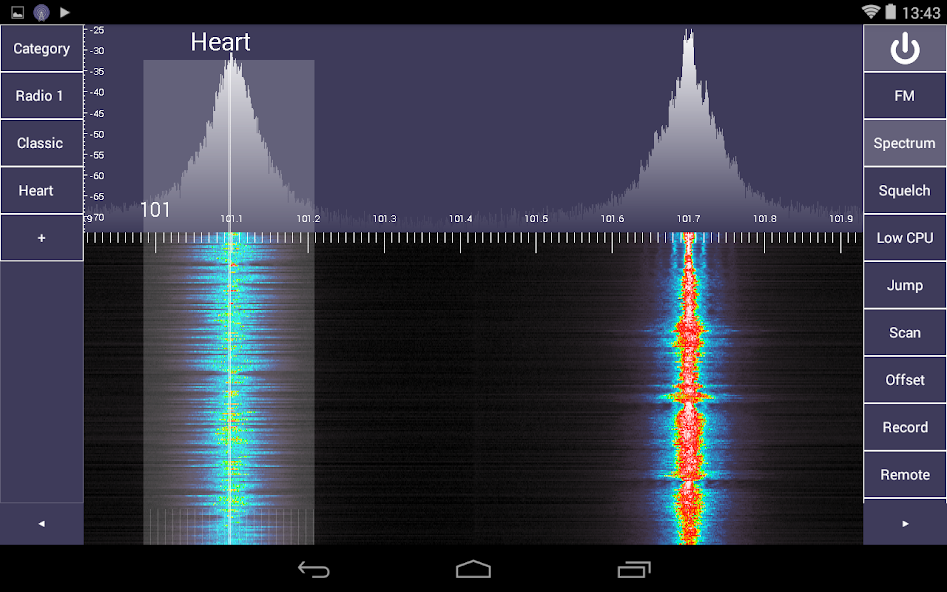 SDR Touch - Live Radio via USB (Screenshot 3)