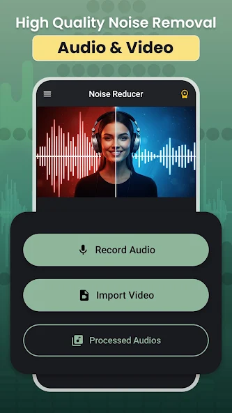 AI Noise Reducer Audio Video screenshot 5