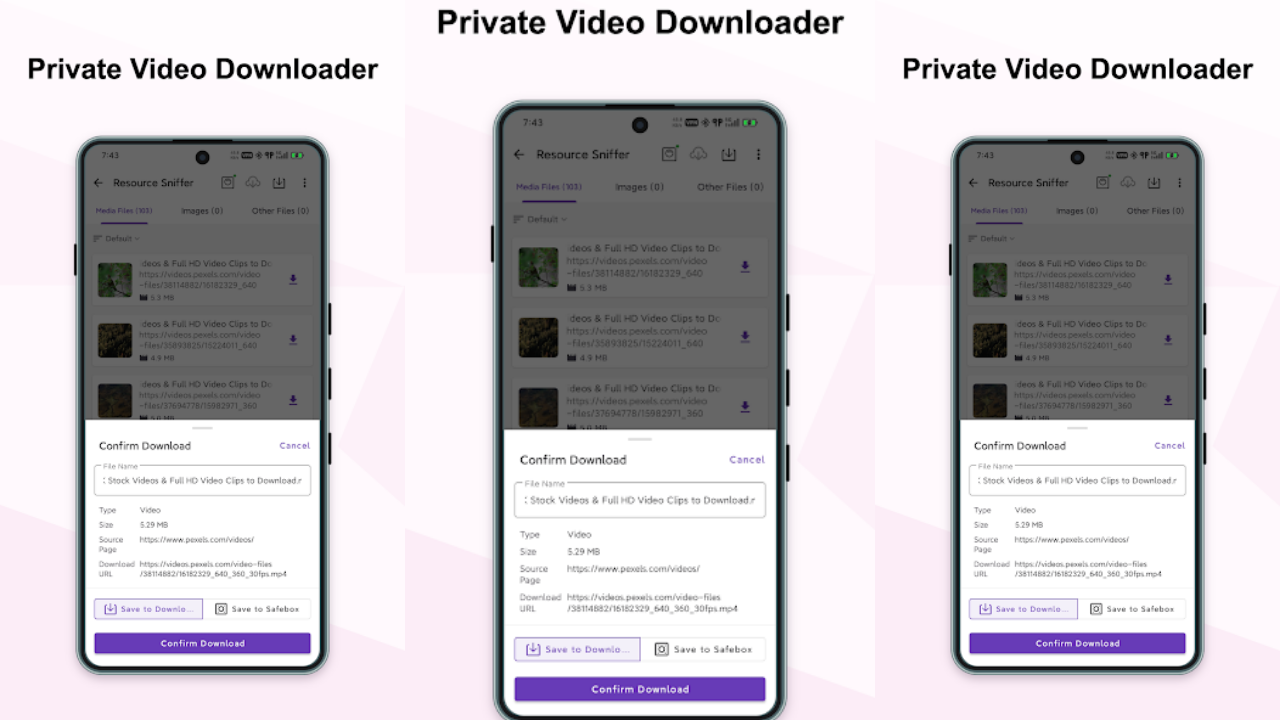 SaveIt Video Downloader Vault screenshot 1