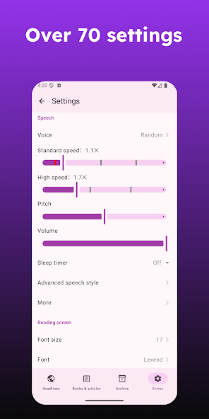 Speech Central: Text to Speech screenshot 2