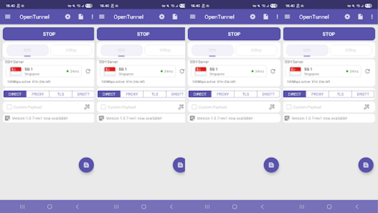 OpenTunnel screenshot 1