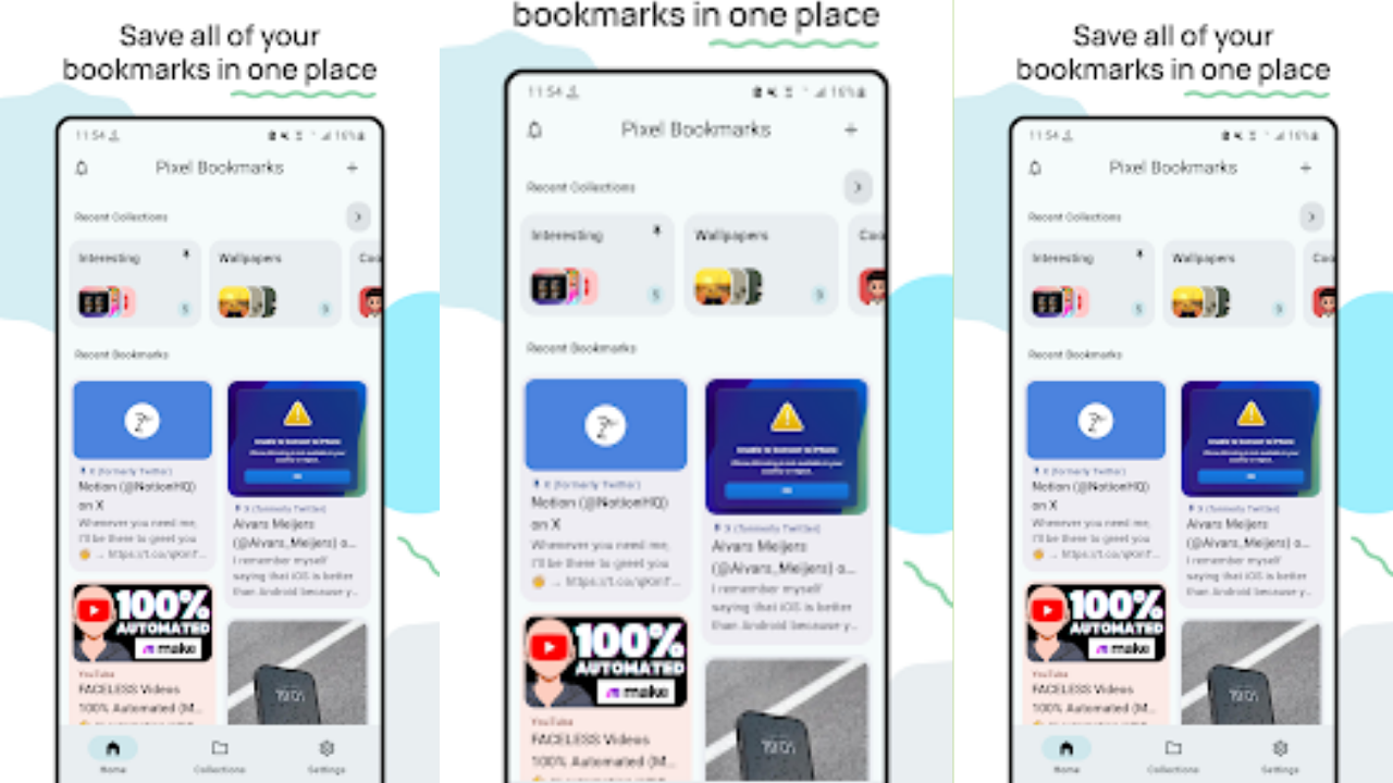 Pixel Bookmarks screenshot 1
