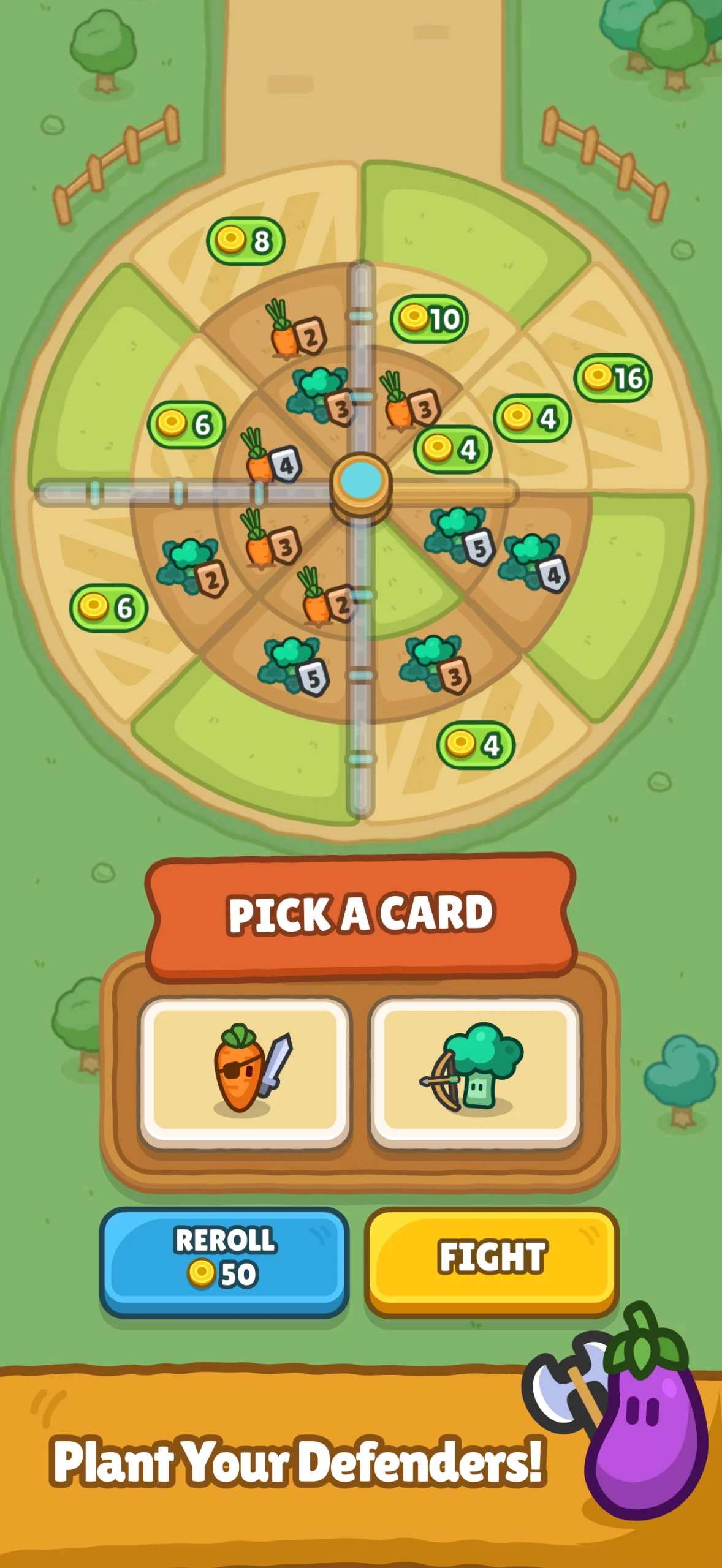 Harvest King: Farm TD Strategy screenshot 1