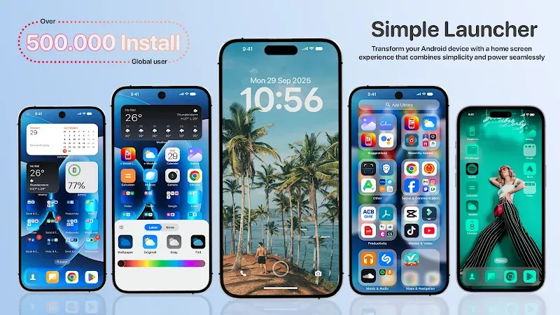 Simple Launcher - Home Screen preview image 2