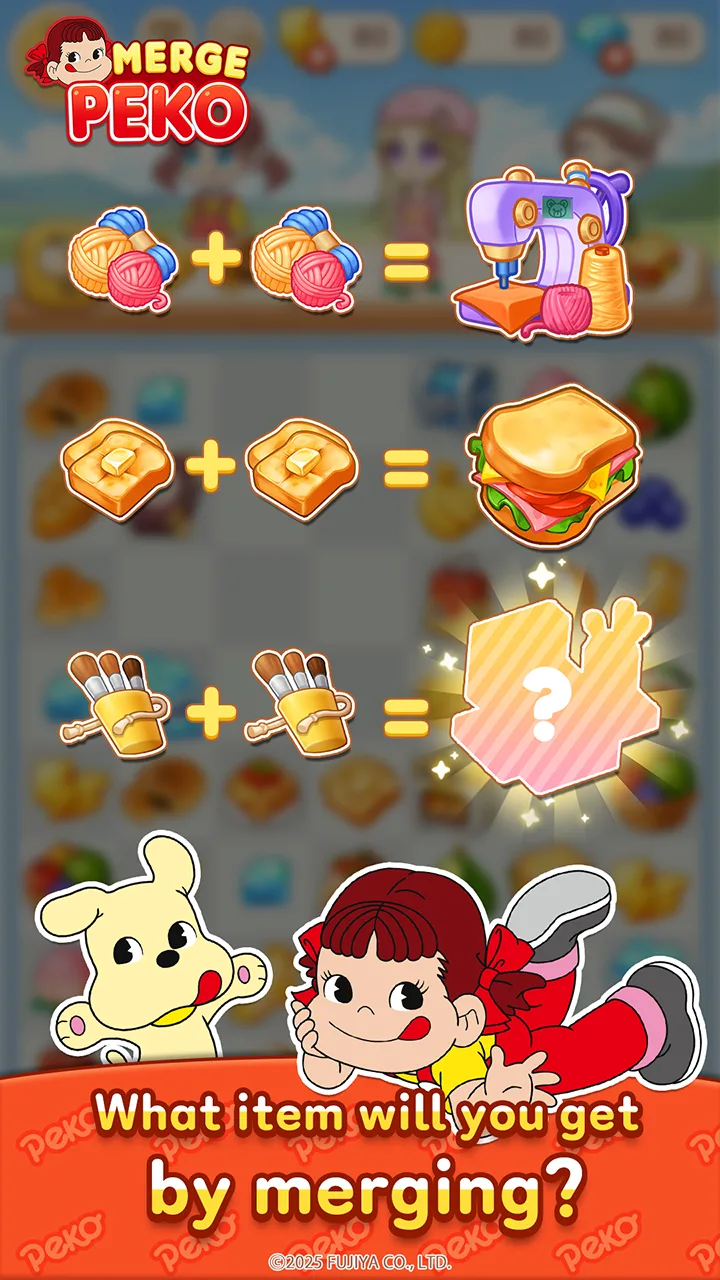 Merge Peko: Sweets World screenshot 4