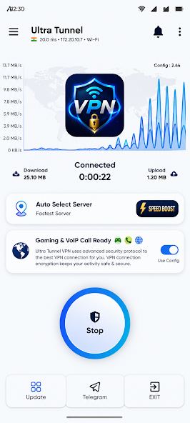 Ultra Tunnel- Secure VPN Proxy screenshot 2