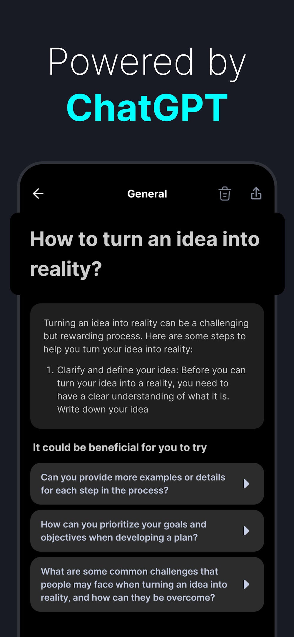 AI Chat Open Assistant Chatbot screenshot 2