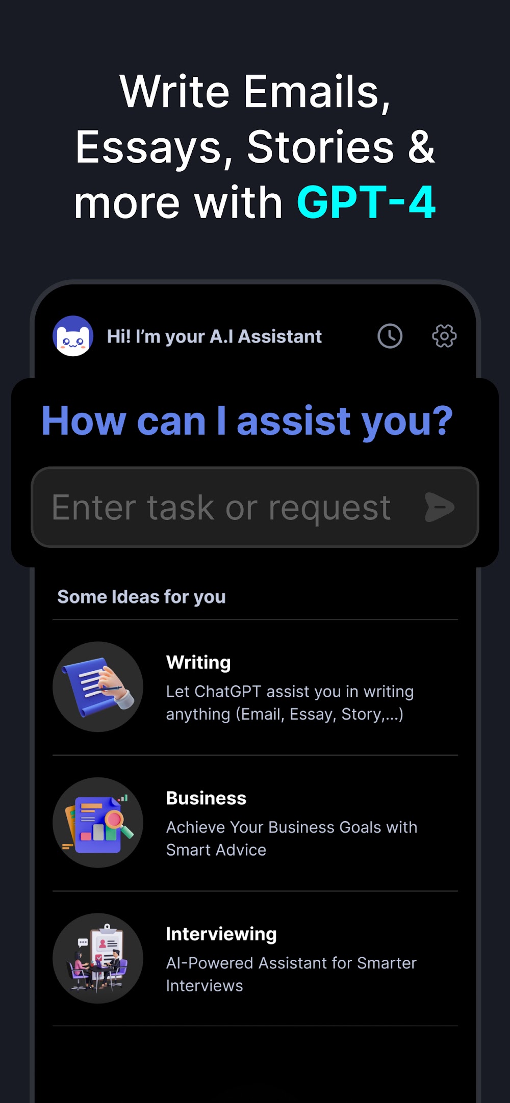 AI Chat Open Assistant Chatbot screenshot 3