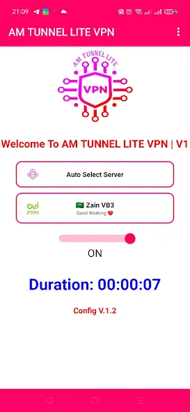 AM TUNNEL LITE VPN screenshot 3