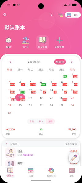 Money+ Cute Expense Tracker - Screenshot 4