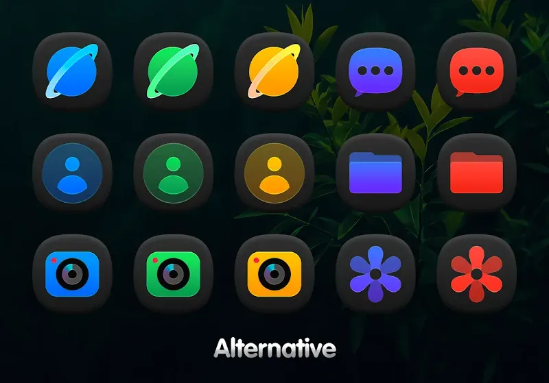 OneDark 3D - Icon Pack screenshot 3
