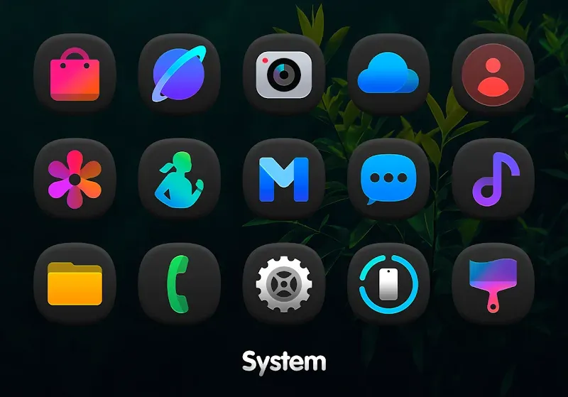 OneDark 3D - Icon Pack screenshot 6