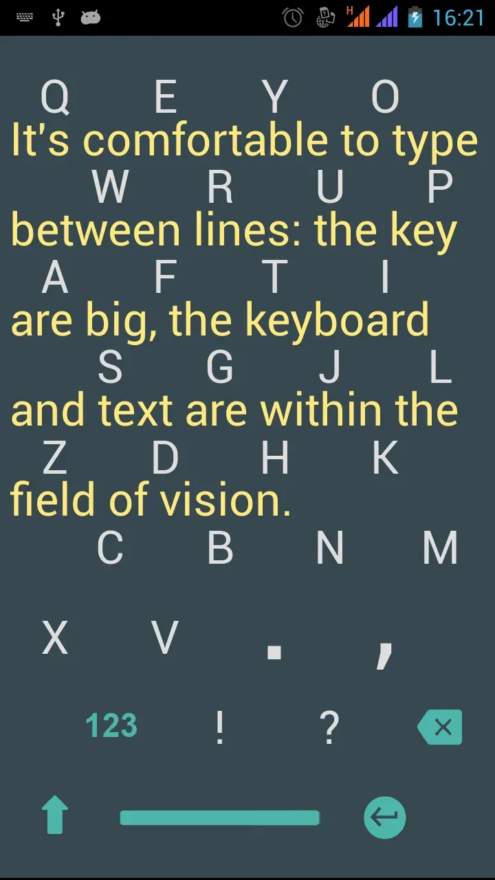 1C Big Keyboard screenshot 3