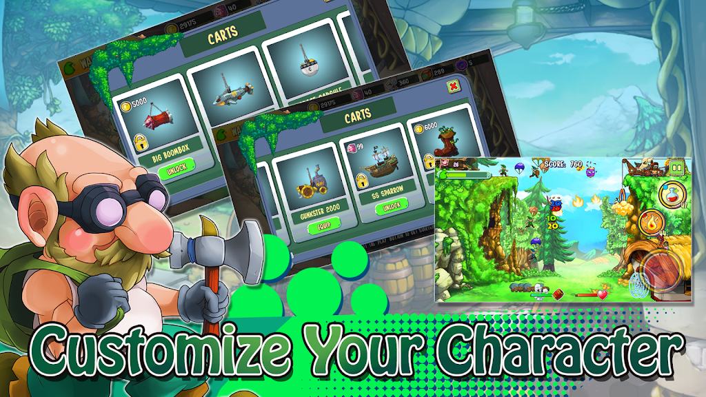 Gnome More War Defense Shooter gameplay preview 4